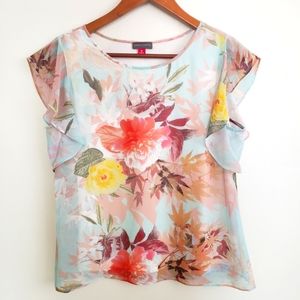 Vince Camuto floral blouse